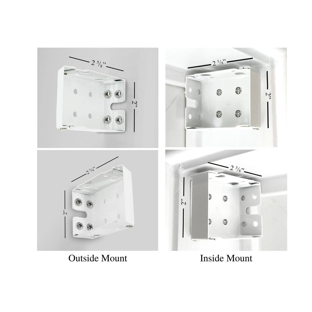 White Cordless Faux Wood Blind Z310