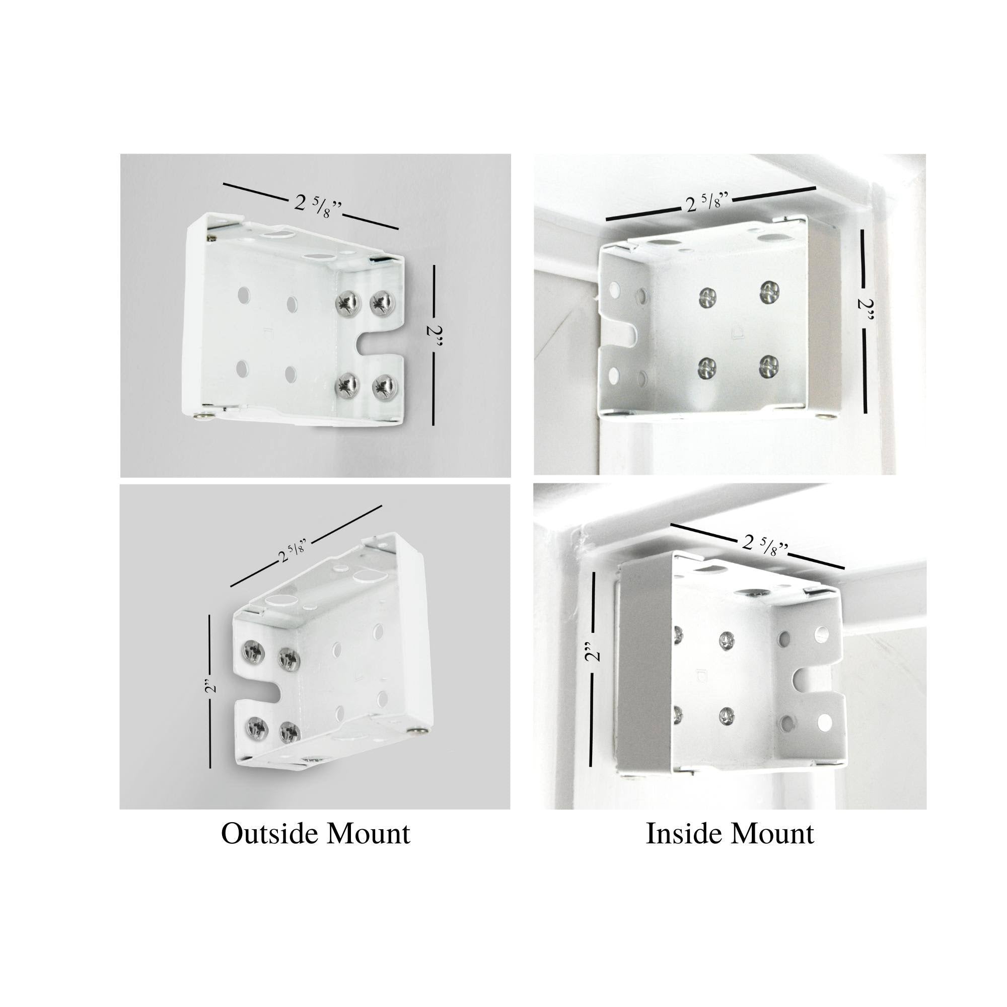 White Cordless Faux Wood Blind Z310