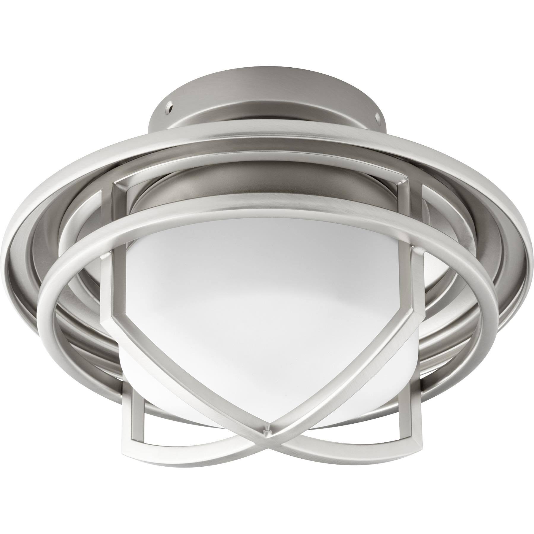 Satin Nickel LED Fan Light Kit C753497