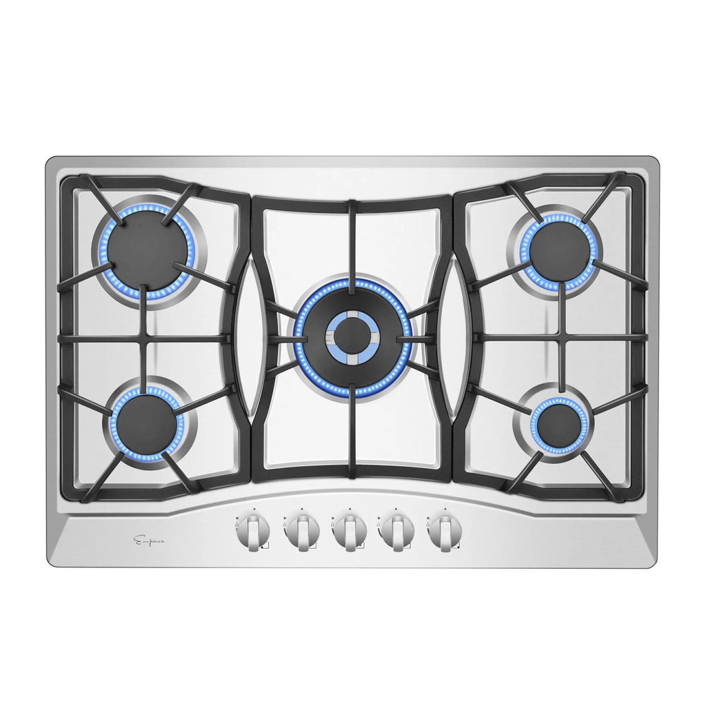 2 Piece Kitchen Appliances Package with 30" Gas Cooktop and 36" Under Cabinet Range Hood R513934