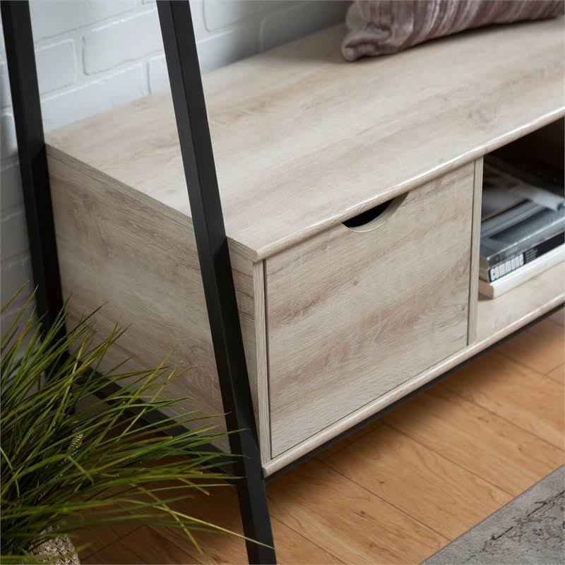 White Oak Hall Tree with Storage Drawer S3731