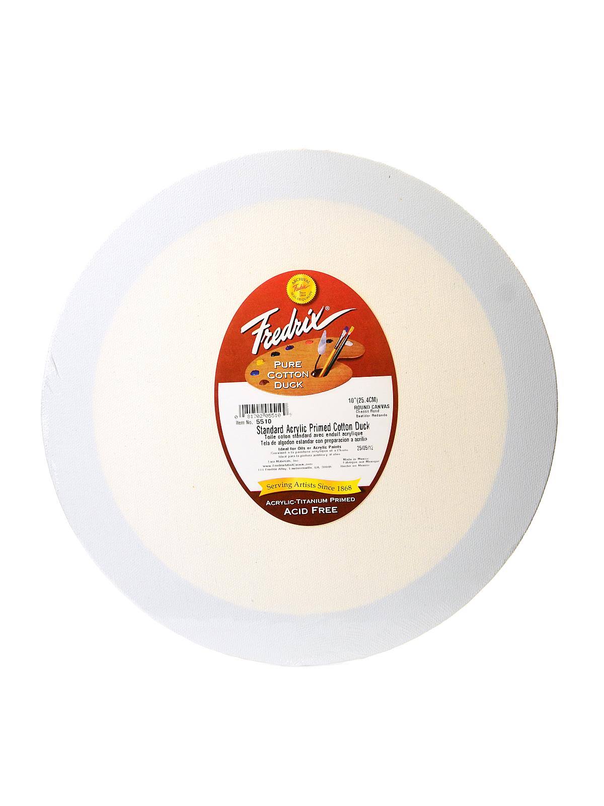 Stretched Canvas 10 inch Round U292587