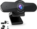 1080P 60FPS Webcam with Privacy Mode, Built-in 2 Noise Reduction Mics, Autofocus USB Camera D565741