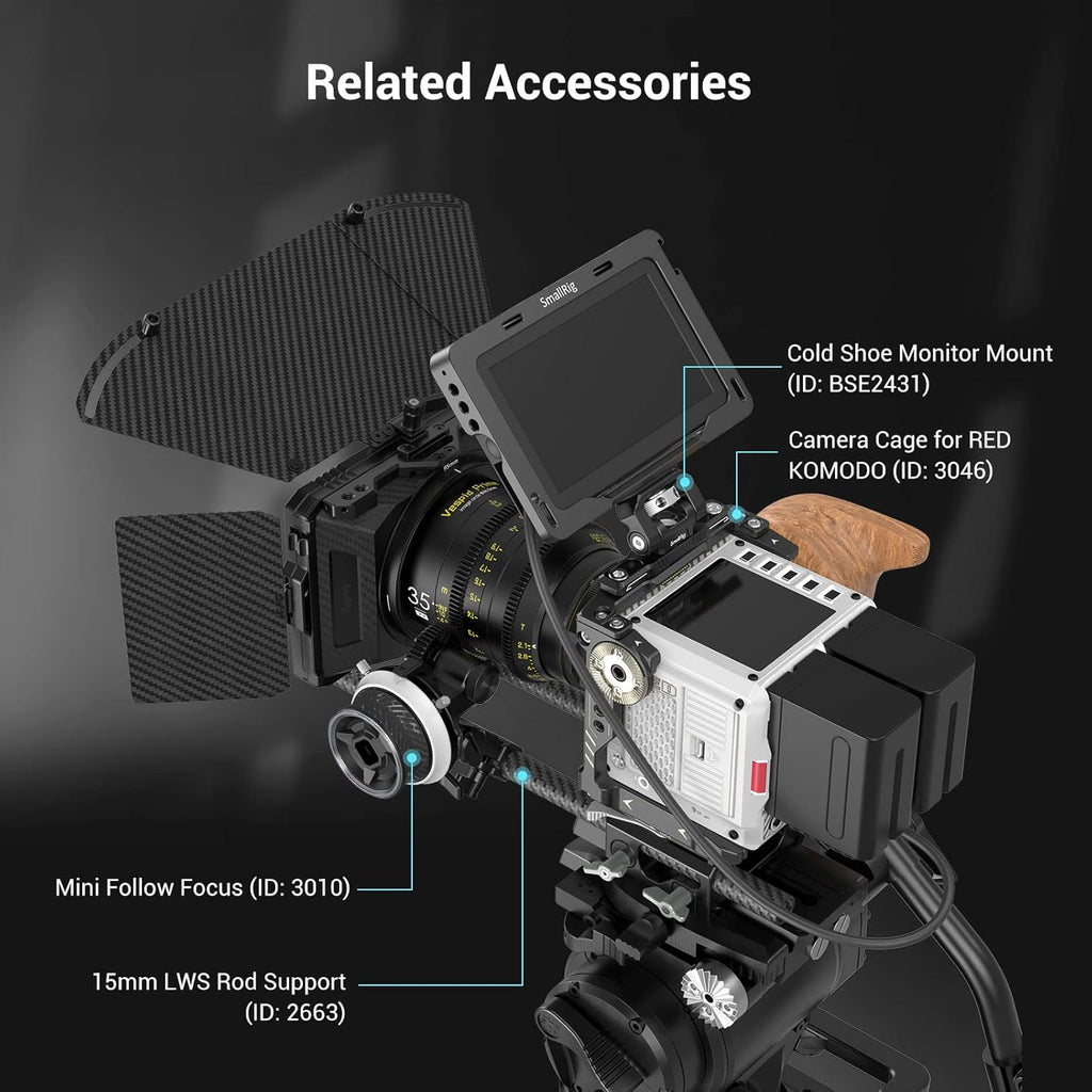 Mini Matte Box Pro with 4 x 5.65 Filter Trays and Adapter Ring H14846