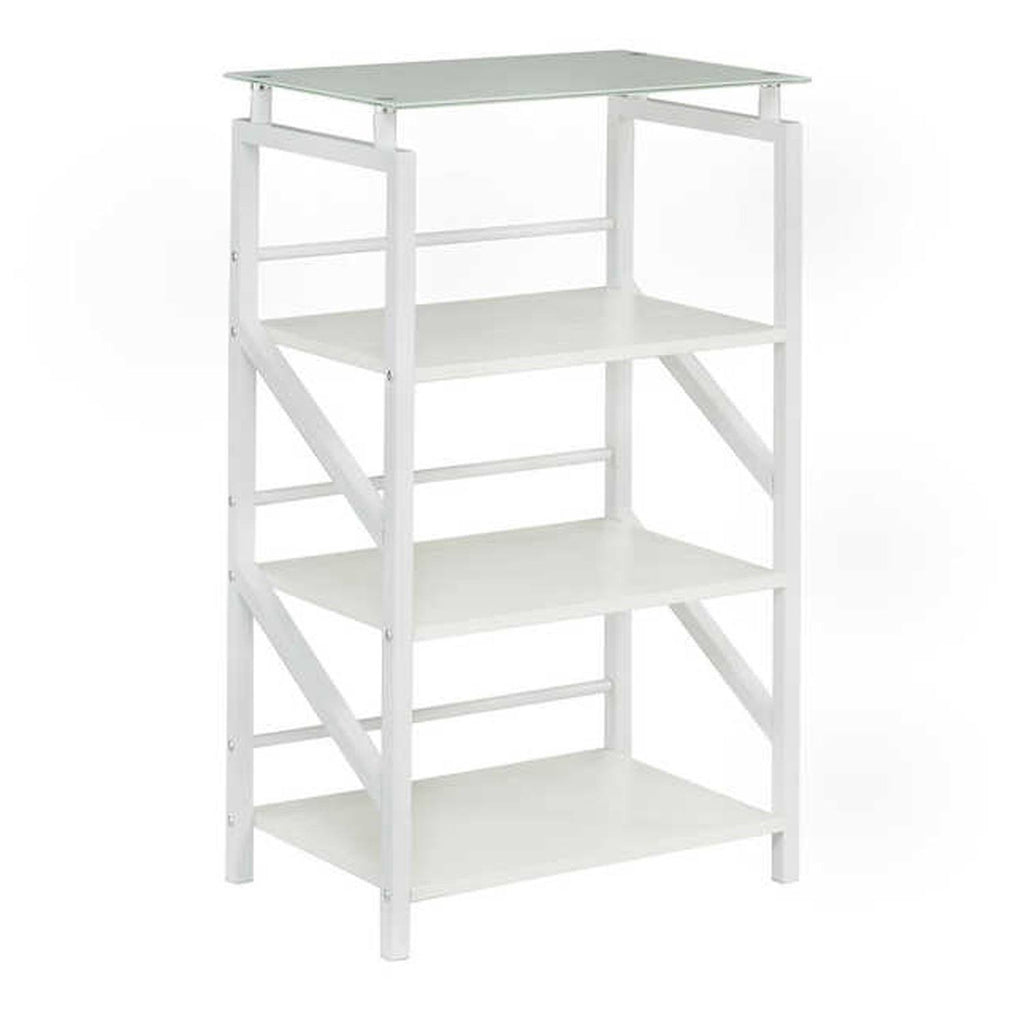 Black Glass Top Bookcase J282863