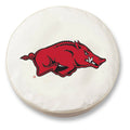 White Vinyl Fitted Spare Car Tire Cover M36409