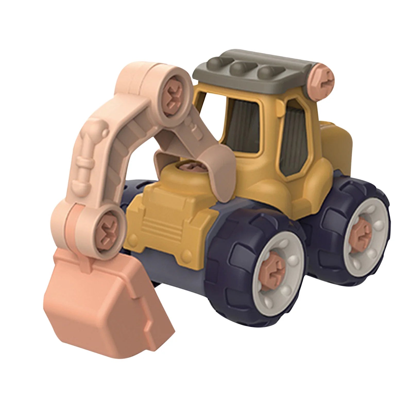 DIY Nut Building Construction Toy Excavator W5054