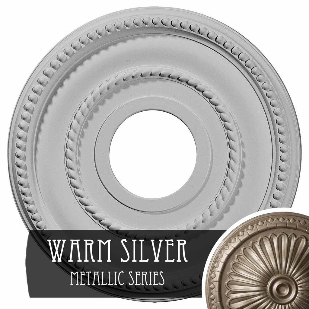 12 1/8x22OD x 3 5/8x22ID x 3/4x22P Ceiling Medallion Q570004