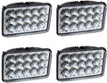 4X6" LED Headlights Sealed Beam Replacement Pack of 2 R465