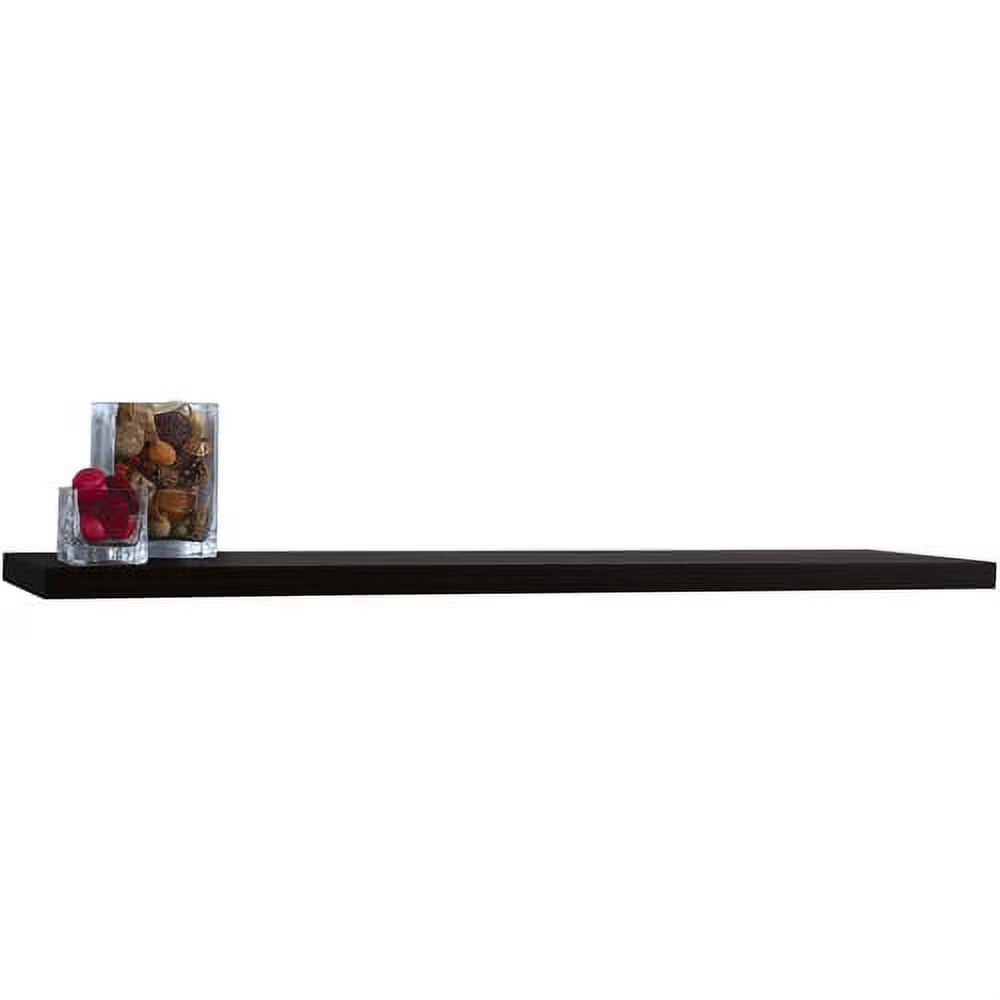 Black Floating Wall Shelf F611