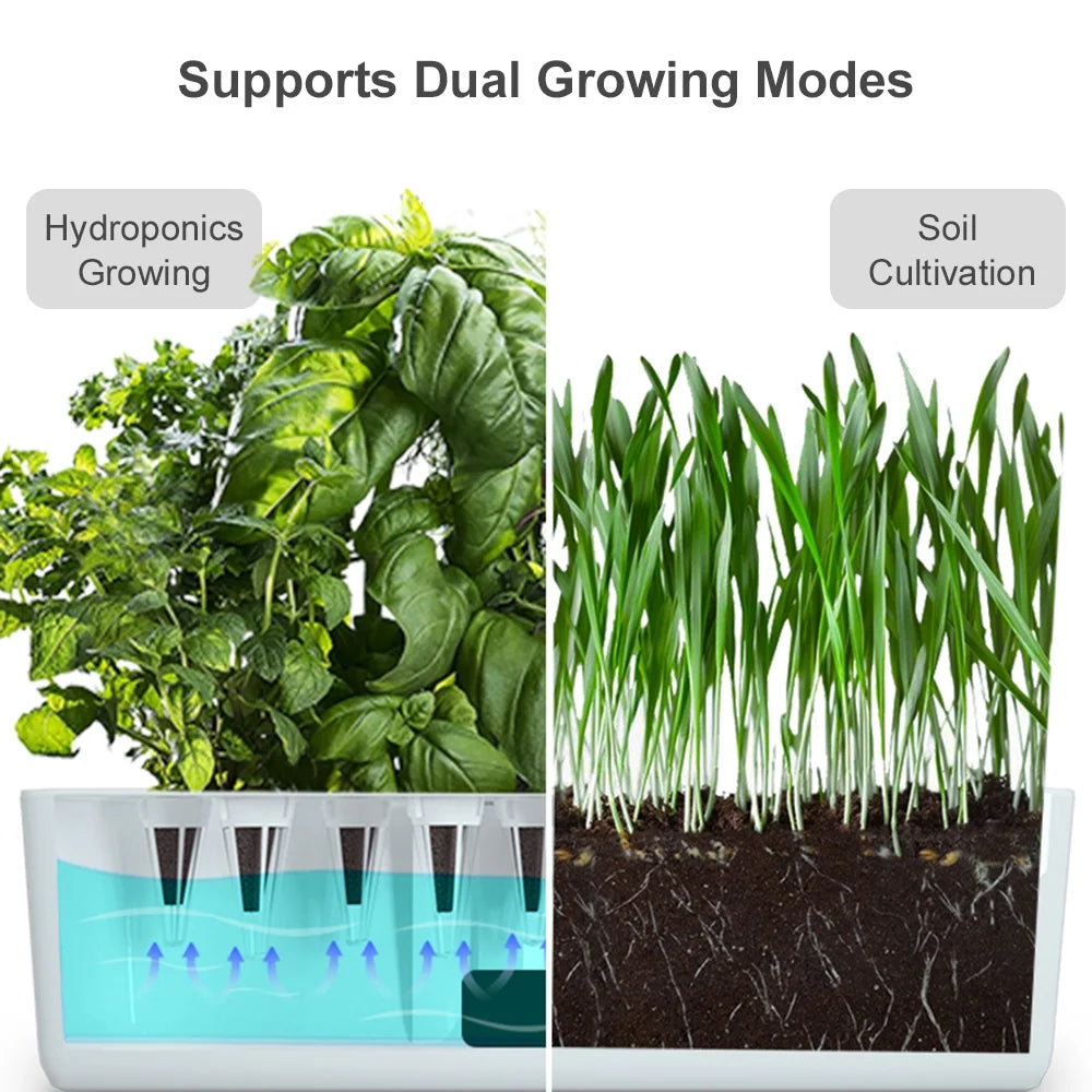 9 Pods Hydroponics Growing System Indoor Garden Kit Y31059