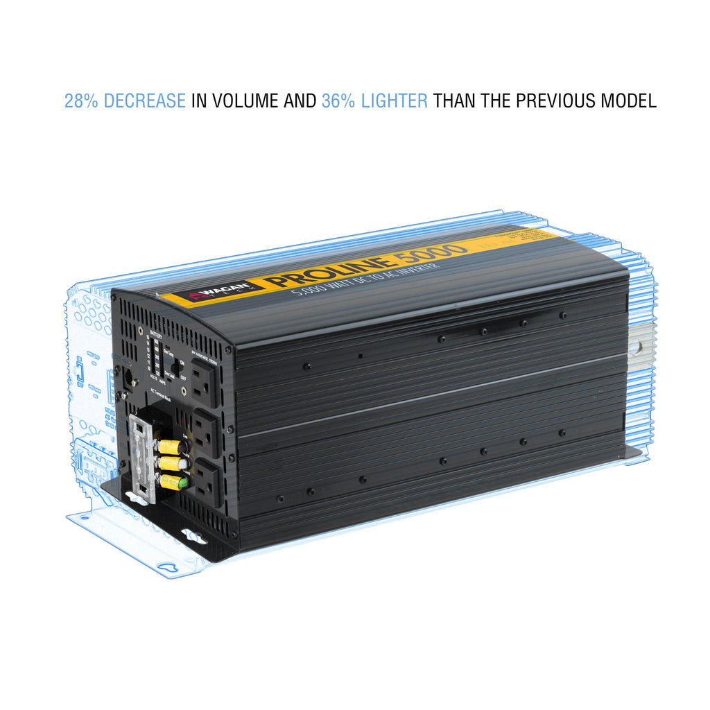 5000W Power Inverter Black P7321