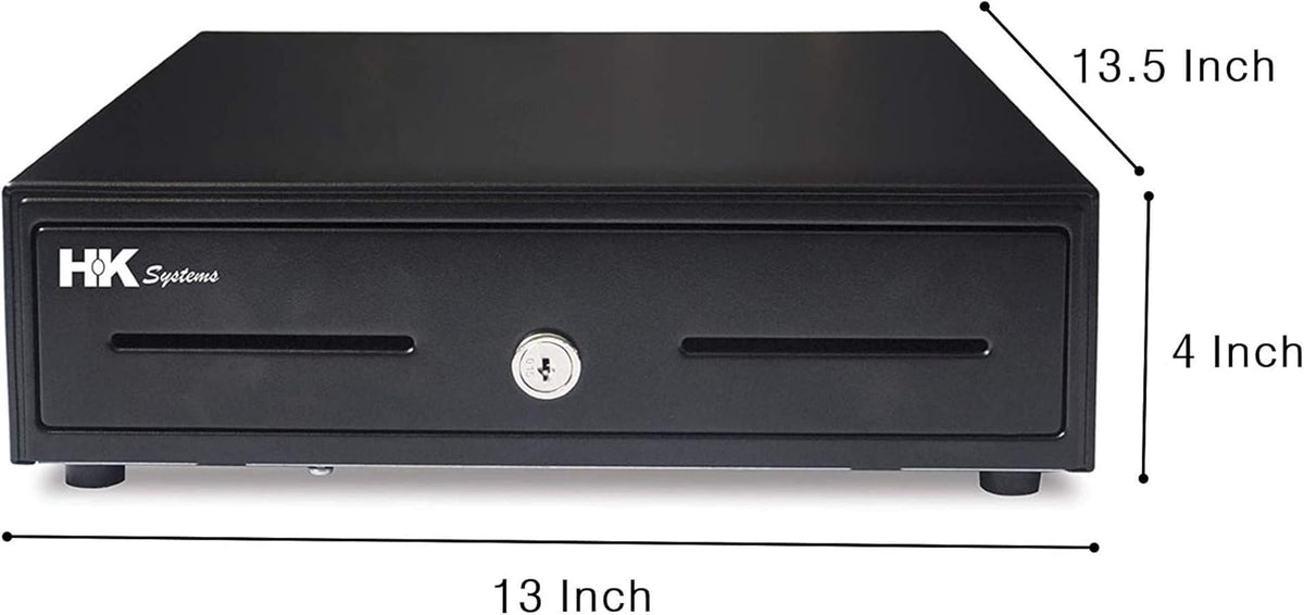 16 Heavy Duty Black Push Open Cash Drawer with Metal Bracket H135290
