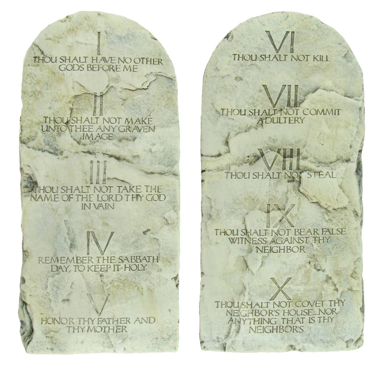 Cast Stone Tablet Set J319046
