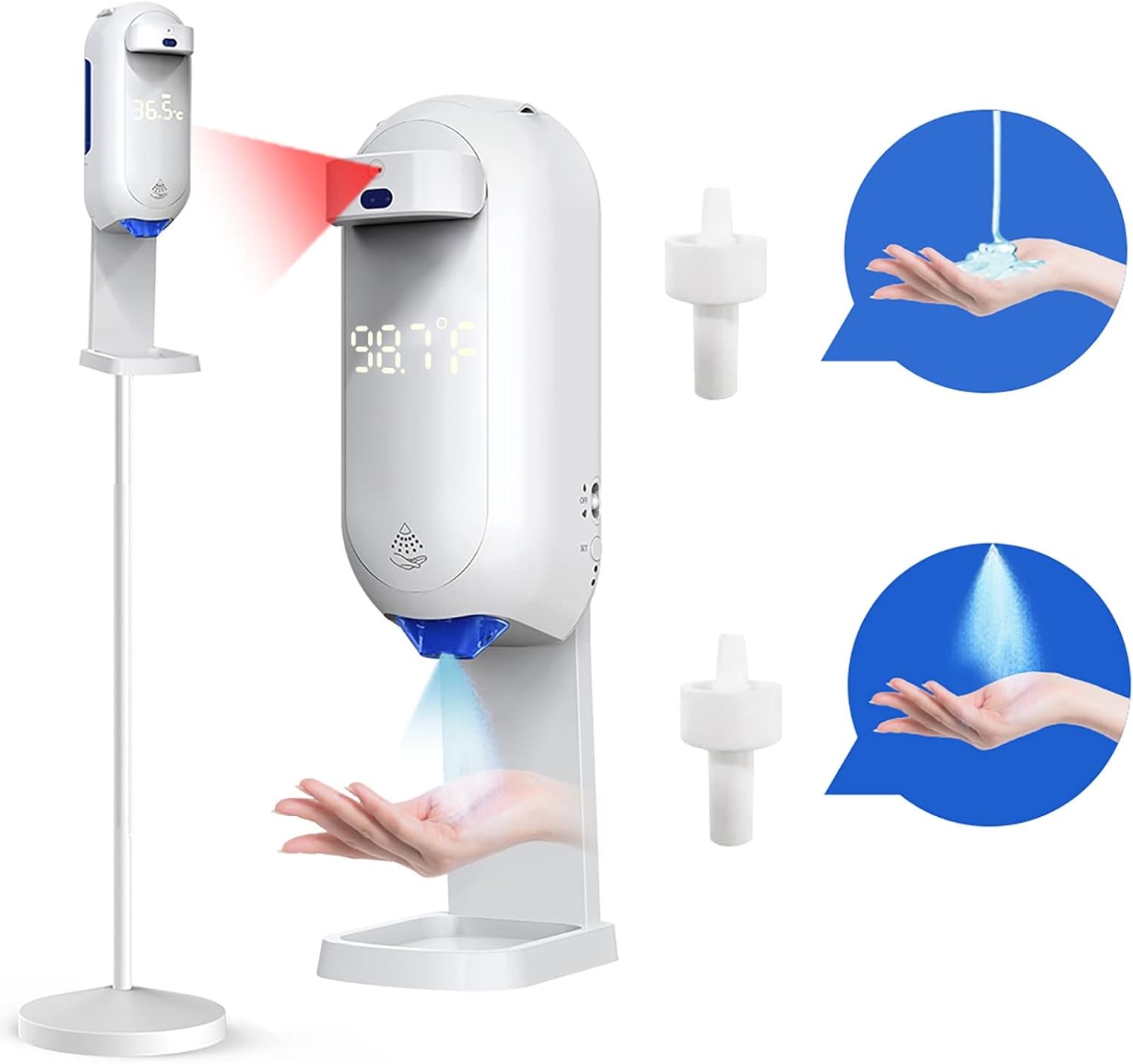 Automatic Soap Dispenser with Stand and Touchless Thermometer G78781