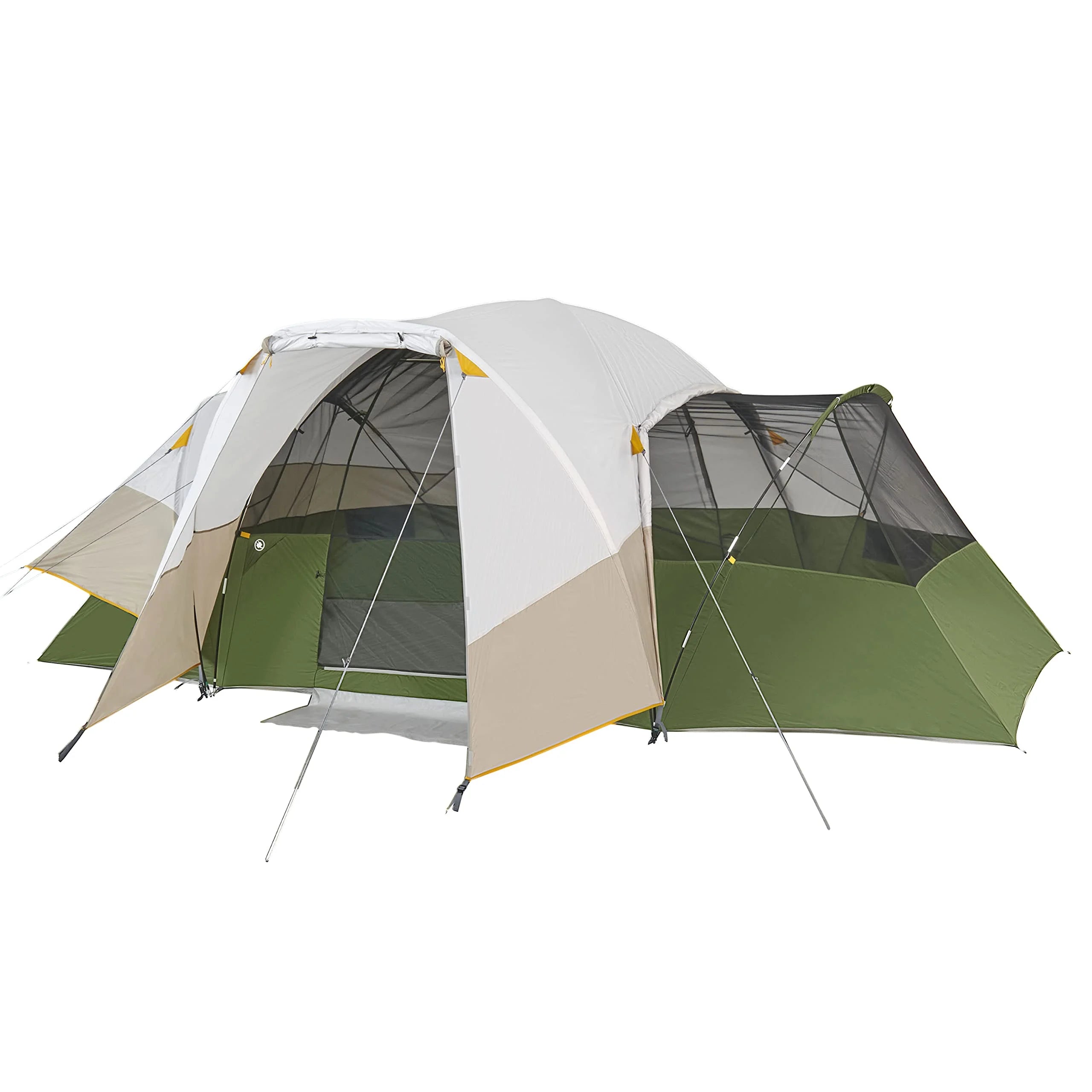 Beige/Green 8 Person Hybrid Dome Family Camping Tent H741015