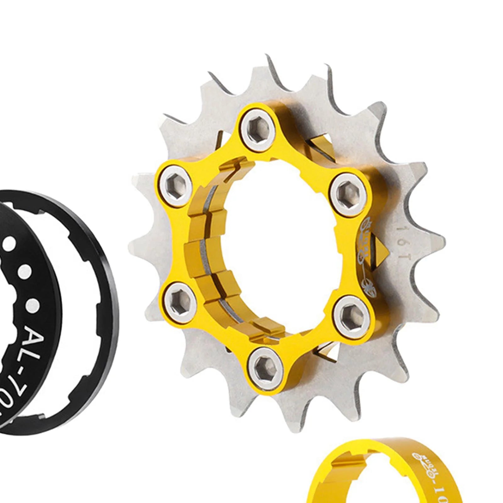 16T Single Cog Set Aluminum Alloy Freewheel Gear for Mountain Bike Hubs BMX I449265