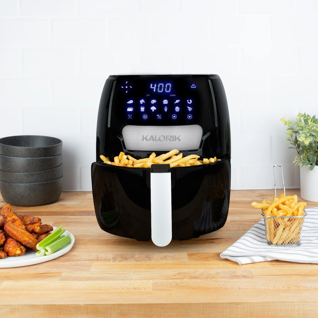 4.5 Quart Digital Air Fryer, Black X45700