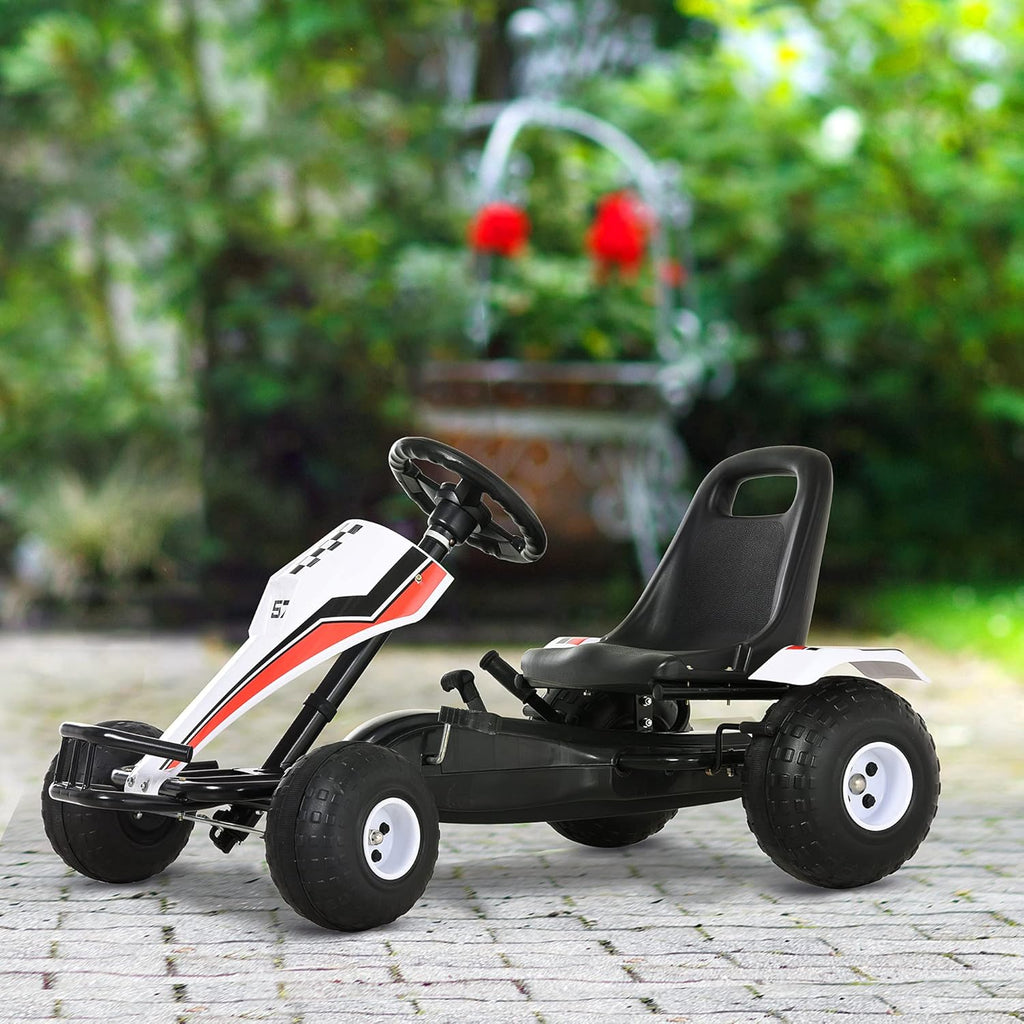 Black Pedal Go Kart with Adjustable Seat P113404