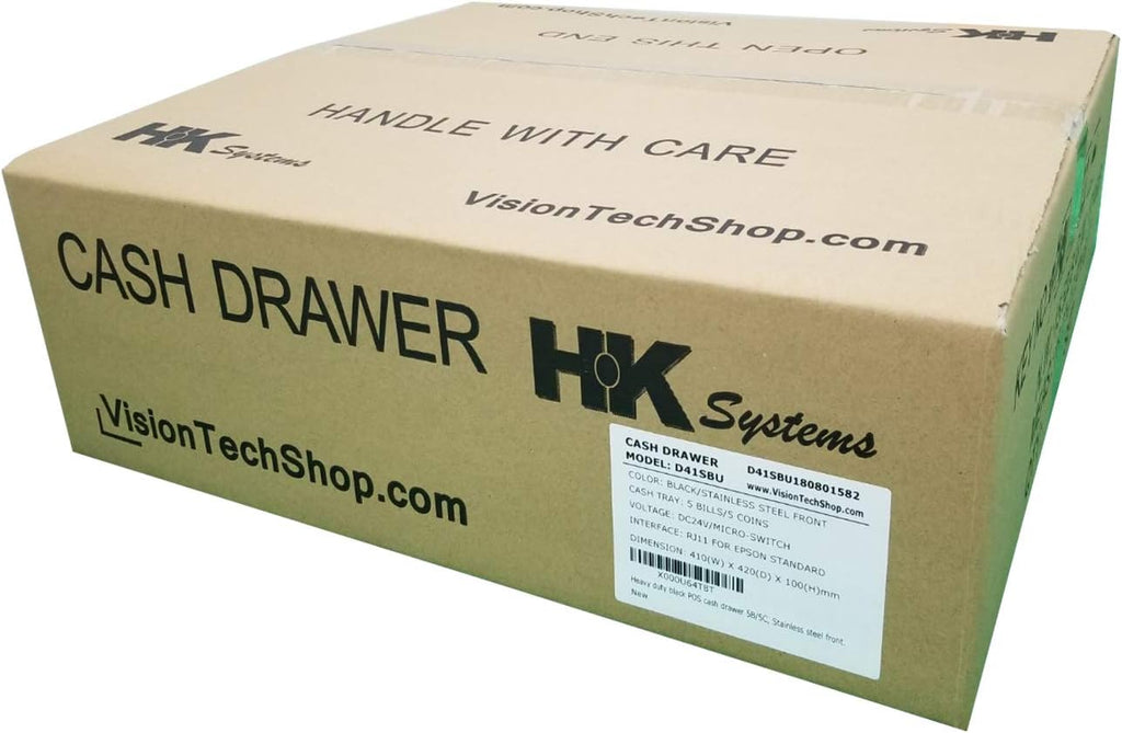 16 Heavy Duty Black Push Open Cash Drawer with Metal Bracket H135290