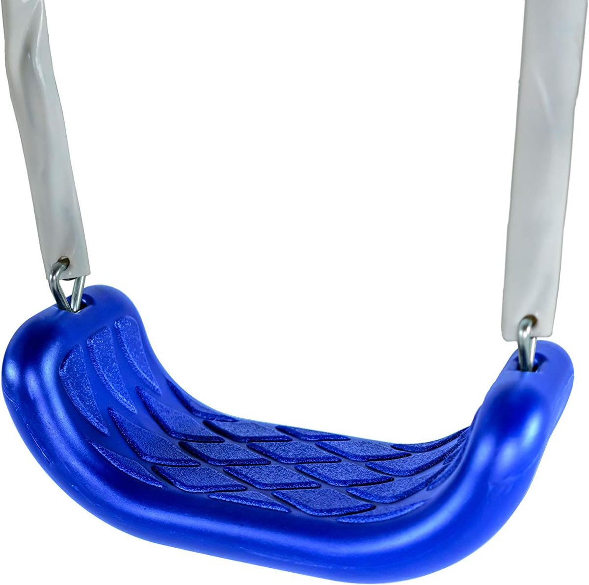 Outdoor Kids Swing Set with Slide, Blue/Yellow U6527