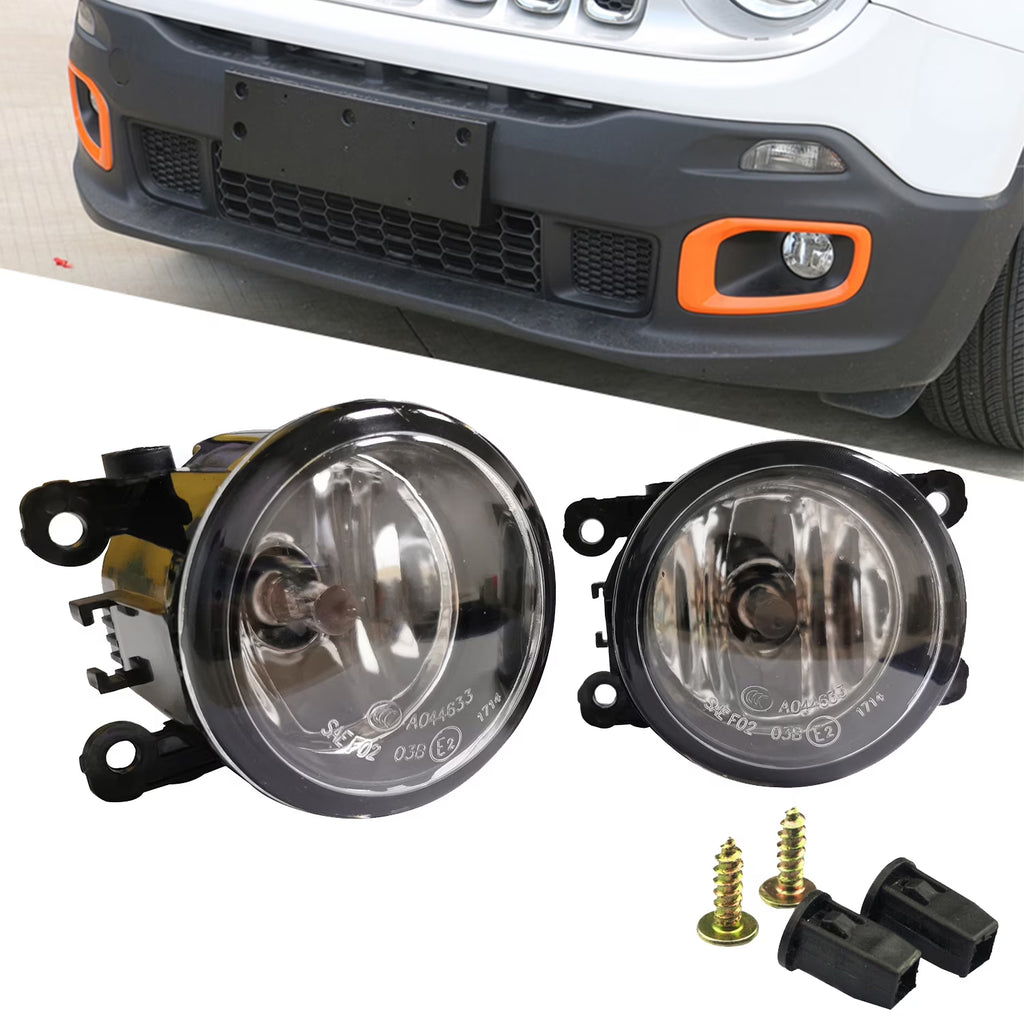 15-2019 Jeep Renegade Bumper Fog Light Driving Lamp w/H11 Light Bulbs G710939