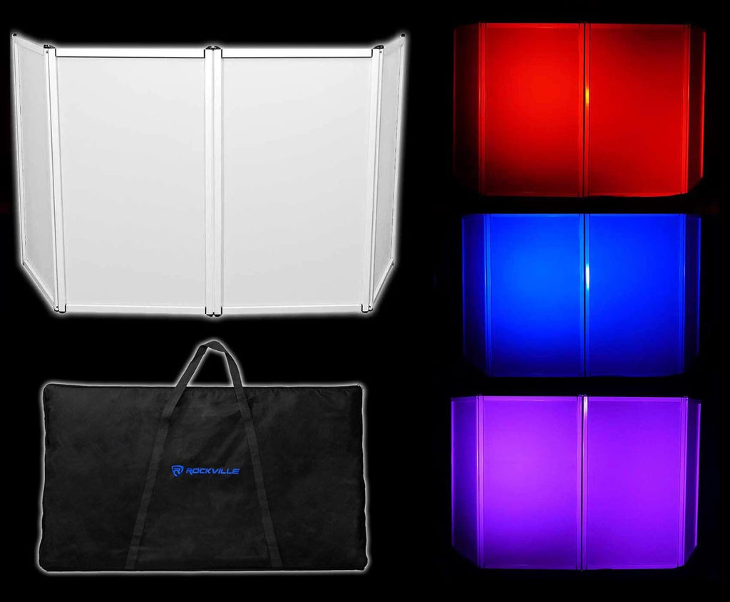 White Metal Frame Booth with Travel Bag and Scrim G29966