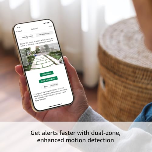 Wireless smart security camera with HD live view and motion detection V9108
