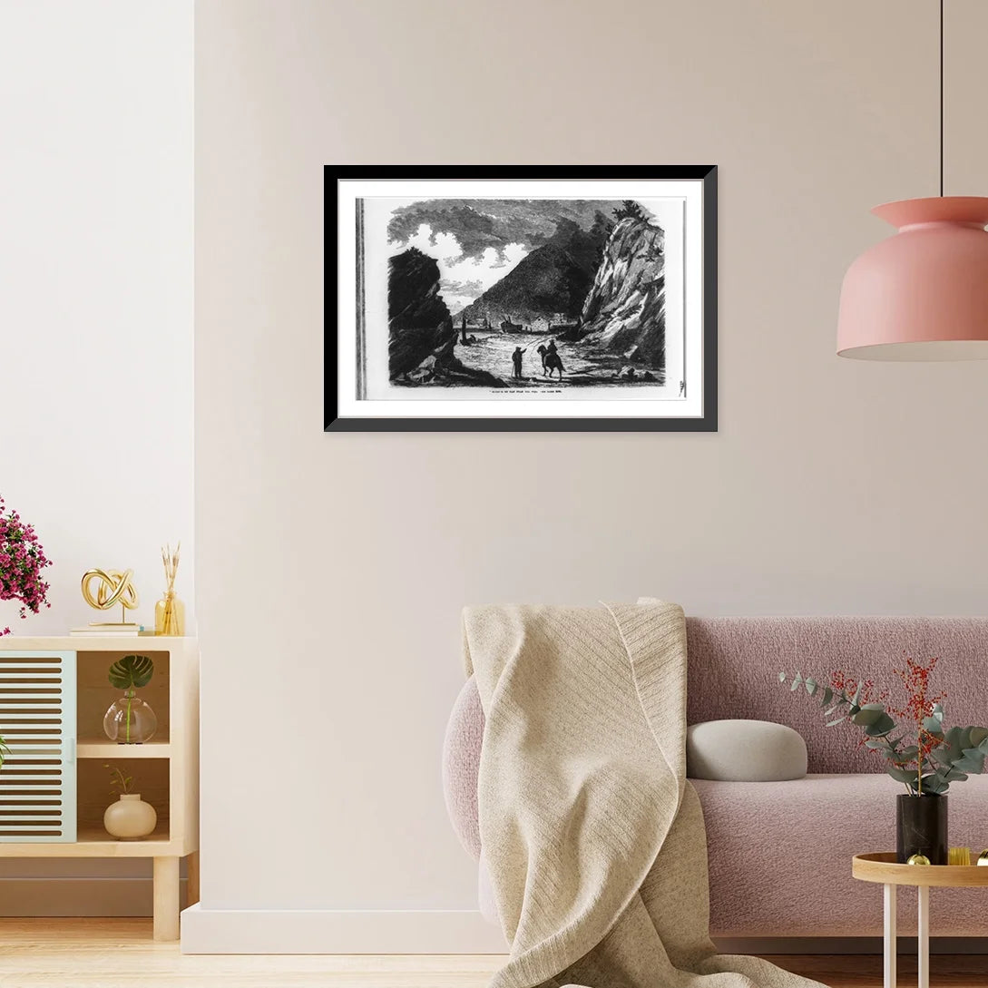 Historic Framed Print, Harbor of San Juan Del Sur, 17-7/8" x 21-7/8" H92759