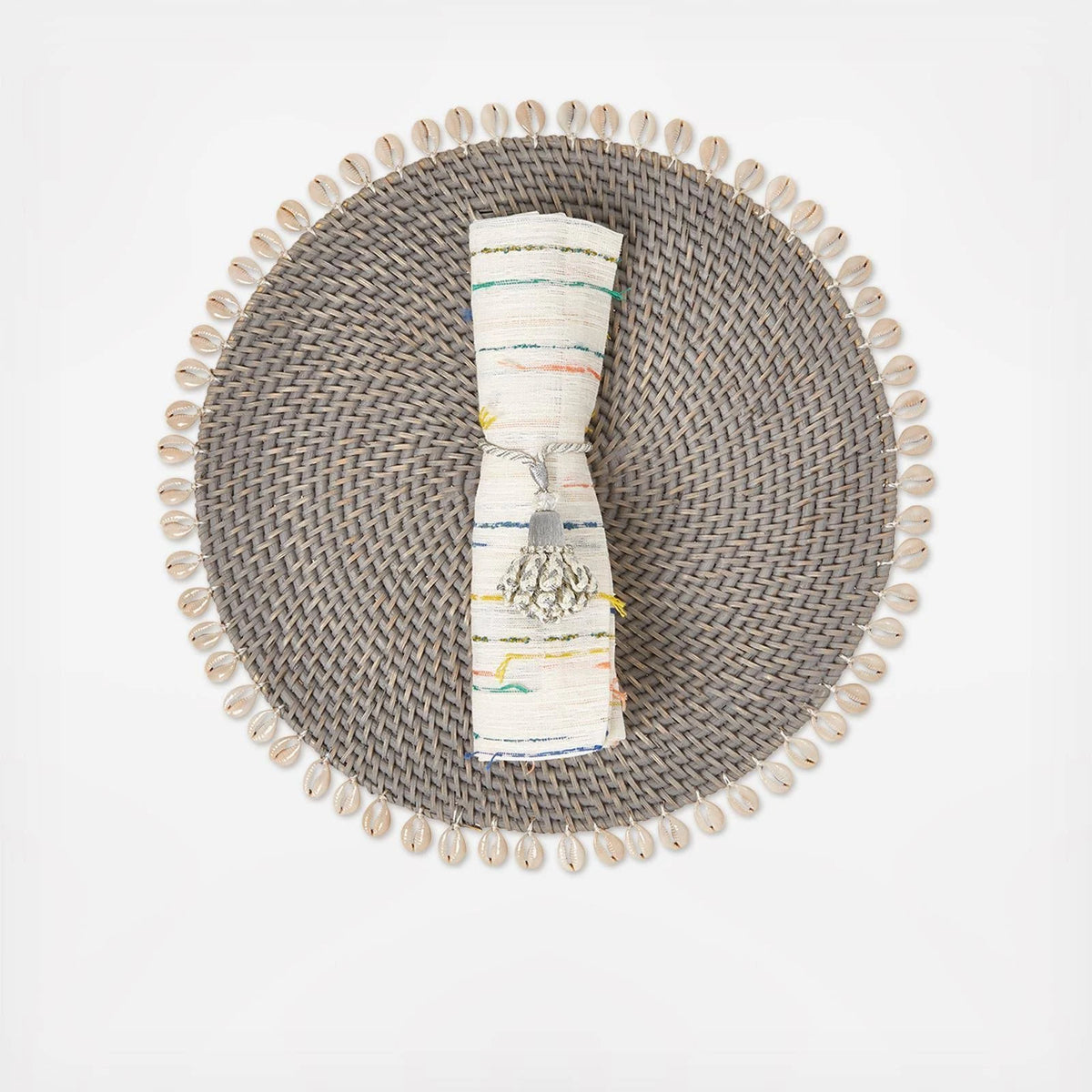 Gray Capiz Placemats, Set of 4 E883848