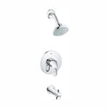 1-Handle Tub and Shower Faucet Trim Kit in Starlight Chrome N708797