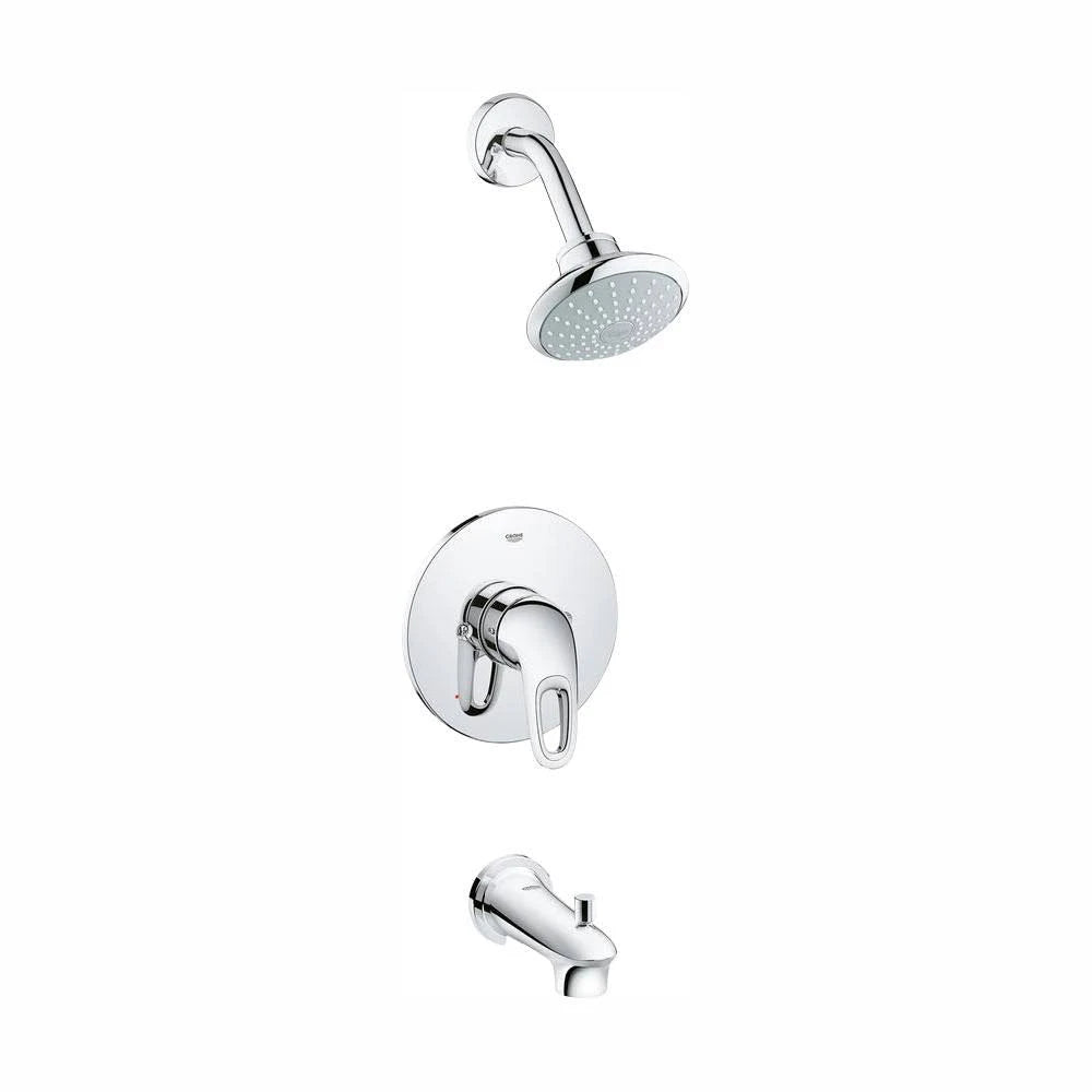 1-Handle Tub and Shower Faucet Trim Kit in Starlight Chrome N708797