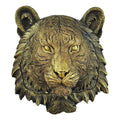 Tigers Mounted Bust Wall Sculpture D748120