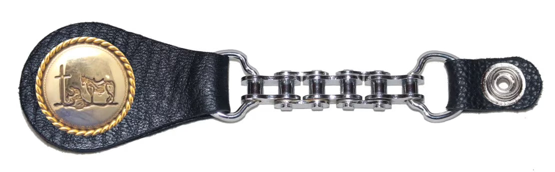 Handmade Cowboy Bike Chain Vest Set Q462