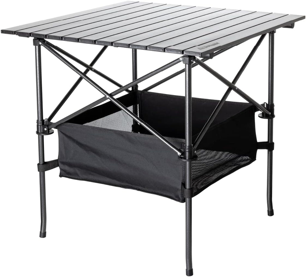 Aluminum Folding Camping Table with Carry Bag, 28in x 28in x 28in E40853