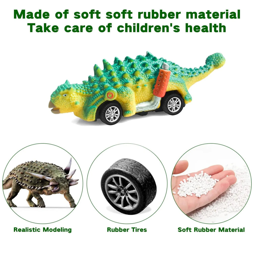 Dinosaur Pull Back Cars Toys W264