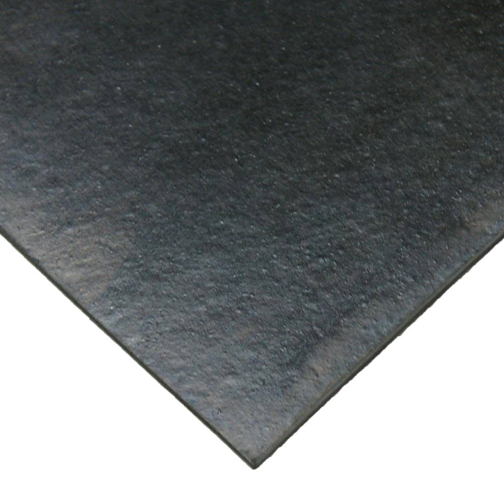 3/4 in. Thick x 6 in. Width x 6 in. Length Black Rubber Sheet (3-Pack) I8744