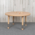 33 inch Round Plastic Height Adjustable Activity Table K89897