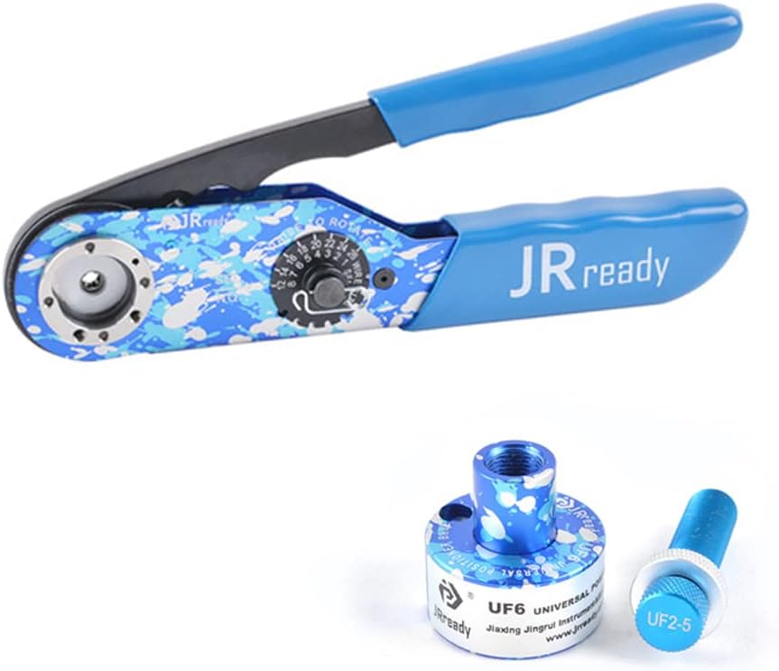 Crimping Tool Kit with 5 Adjustable Positioner for Heavy Duty Connector G565101