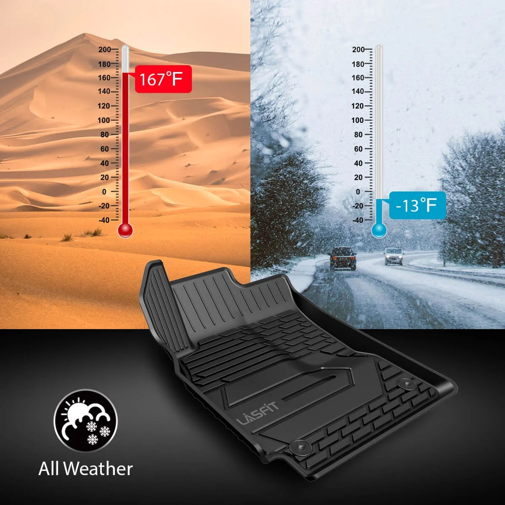 Black TPE Floor Liners for Toyota Camry F631