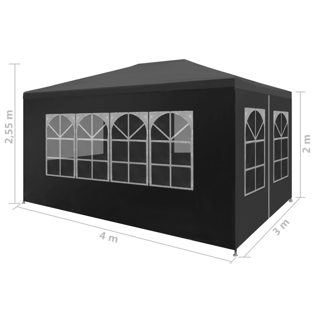 Anthracite Party Tent 9'10"x13'1" E6524