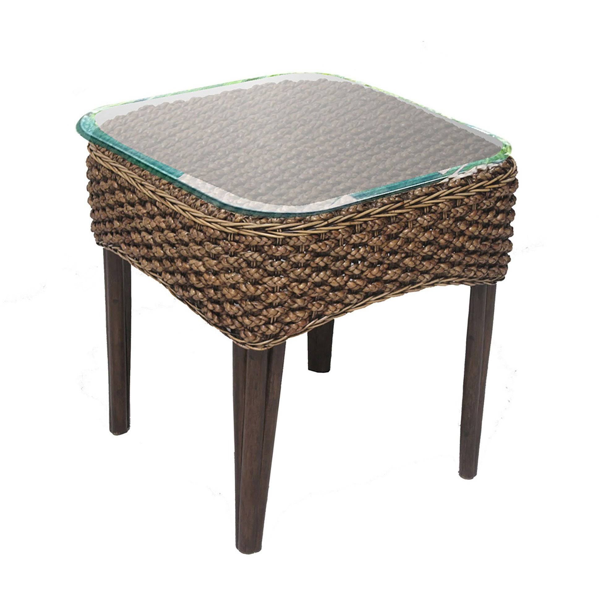 Glass End Table J690