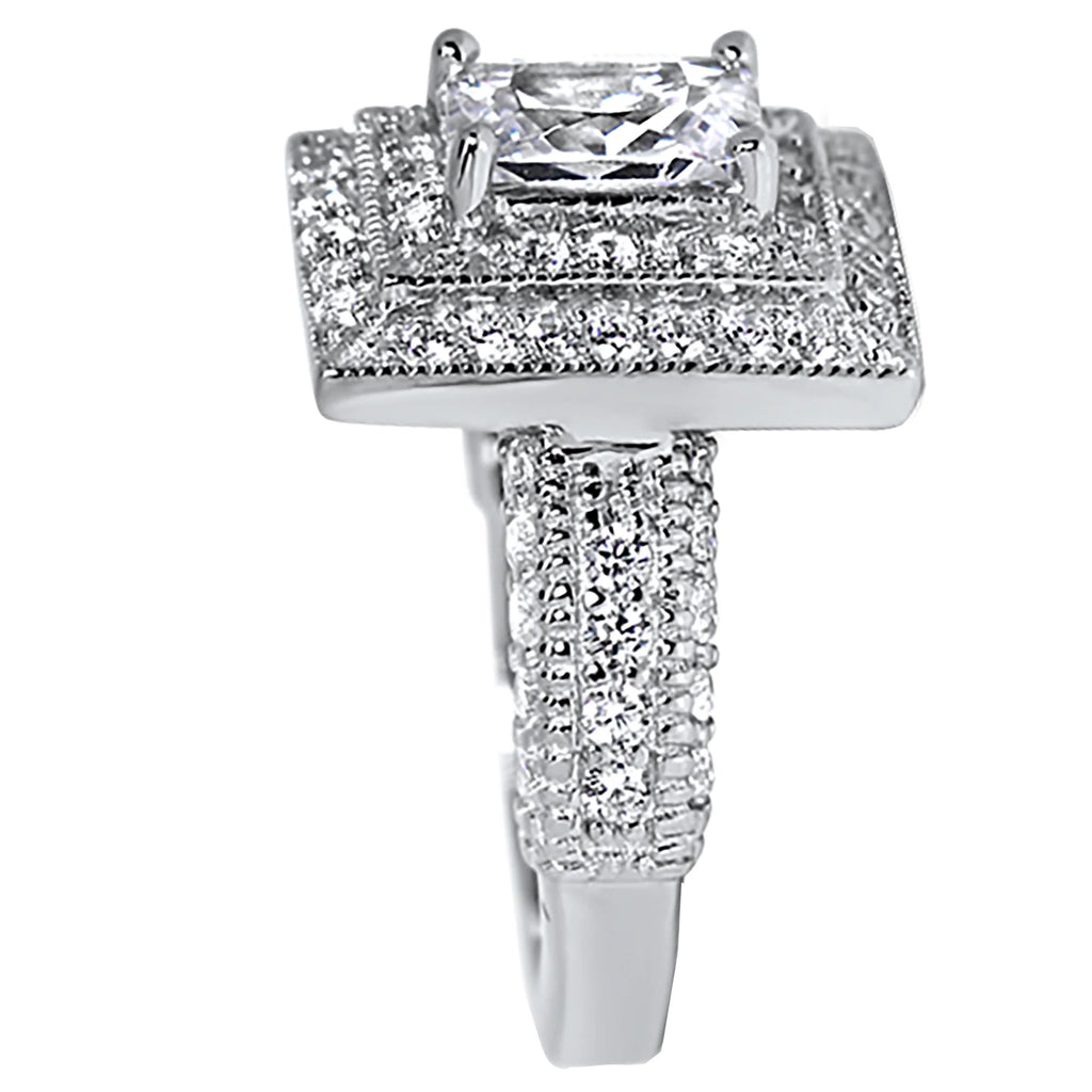Simulated Diamond Engagement Ring Size 7 U383
