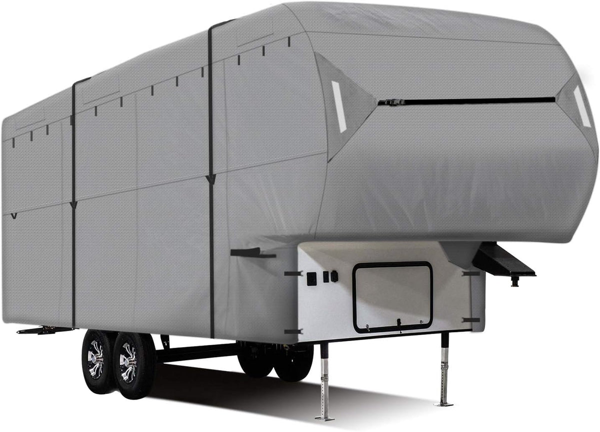 Windproof 5th Wheel RV Cover Fits 33'-37' B8672