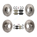 Front Rear Semi-Metallic Pads And Disc Brake Rotors Kit A55704