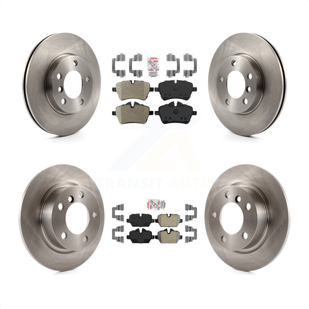 Front Rear Semi-Metallic Pads And Disc Brake Rotors Kit A55704