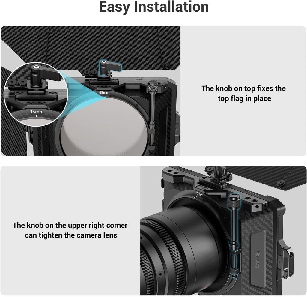 Mini Matte Box Pro with 4 x 5.65 Filter Trays and Adapter Ring H14846