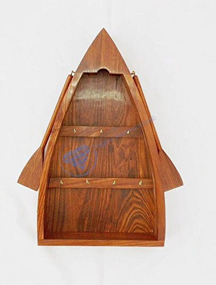 Wooden Key Hanger With Oars A3954