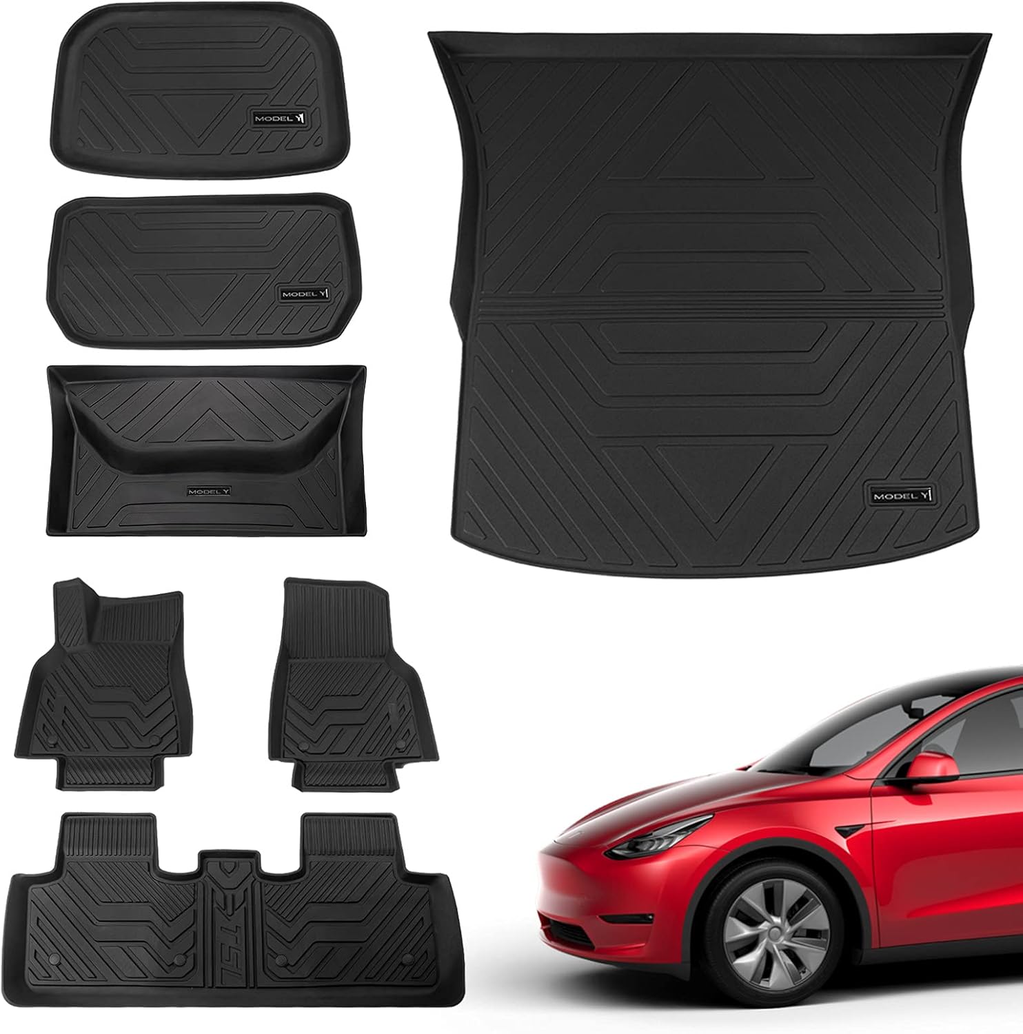 Tesla Model Y Trunk Mat Floor Mats Cargo Liner L433