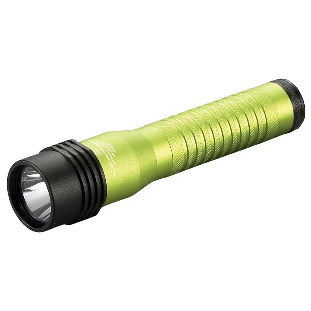 Green LED Flashlight with Piggyback Charger Q799